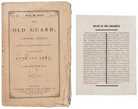The Old Guard, A Monthly Journal, Devoted to Literature, Science and Art, and the Principles of 1776 and 1787. Issue of April 1865