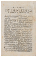 Speech of Hon. Horace Heffren of Washington and Harrison Counties [with] Report of the Minority of the House Committee