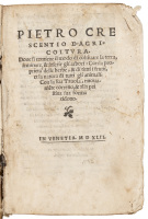 D'agricoltura. Dove si contiene il modo di coltivare la terra, seminare, & inserir gli arbori: con la propriet&agrave; delle herbe, & di tutti i frutti, et la natura di tutti gli animali...