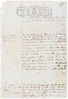 Document recording the mortgaging of African slaves in Cuba