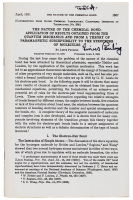 The Nature of the Chemical Bond. Application of Results Obtained from the Quantum Mechanics and from a Theory of Paramagnetic Susceptibility to the Structure of Molecules