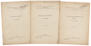 Three inscribed presentation copies of offprints on articles about Jupiter by Willem de Sitter