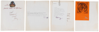 Five manuscript story drafts by Ray Bradbury