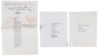 A draft, proof, and proposal by Ray Bradbury
