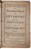 Basil Valentine His Triumphant Chariot of Antimony, with Annotations of Theodore Kirkingius M.D. with The True Book of the Learned Synesius... concerning the Philosopher's Stone - 4