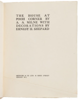 The House at Pooh Corner [with] Autograph letter signed by A.A. Milne
