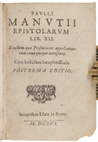 Paulli Manutii Epistolarum Lib. XII