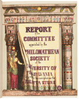 Report of the Committee appointed by the Philomathean Society... of the University of Pennsylvania to translate the inscription on the Rosetta Stone