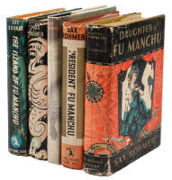 Five Fu Manchu novels by Sax Rohmer