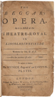 The Beggar's Opera. As it is Acted at the Theatre-Royal in Lincolns-Inn-Fields... To which is Added, The Musick Engrav'd on Copper-Plates