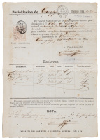 Passport for four slaves from Guanajay, Cuba