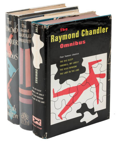Three omnibus editions of Raymond Chandler mysteries
