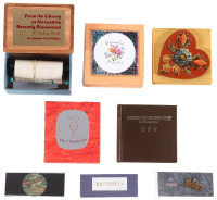 Eight miniature volumes from Juniper Von Phitzer Press