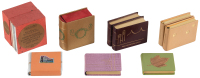 Ten miniature volumes from Juniper Von Phitzer Press