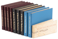 Ten miniature volumes from Juniper Von Phitzer Press