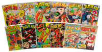 PLASTIC MAN Nos. 1, 2, 3, 4, 5, 6, 7, 8, 9, 10 [and] PLASTIC MAN (I.W., Super Comics) Nos. 16 and 18 * Lot of 12 Comics