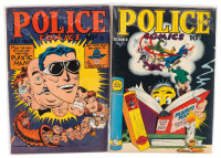 POLICE COMICS Nos. 20 and 25 * Lot of Two Comics