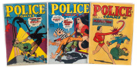 POLICE COMICS Nos. 27, 29, 41 * Lot of Three Comics