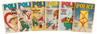 POLICE COMICS Nos. 66, 68, 72, 73, 75, 77 * Lot of Six Comics