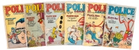 POLICE COMICS Nos. 82, 83, 84, 85, 88, 91 * Lot of Six Comics