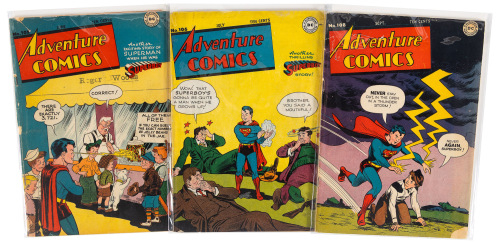 ADVENTURE COMICS Nos. 105, 106, 108 * Lot of Three Comics