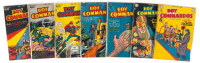 BOY COMMANDOS Nos. 22, 23, 24, 25, 27, 33, 34 * Lot of Seven Comics