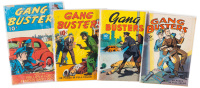 GANG BUSTERS: Large Feature Comic No. 10 [and] Four-Color Nos. 7, 23 and 24 * Lot of Four Comics