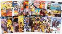 Collection of minor characters including Frankenstein, Demon Knights, Vigilante, Salvation Run
