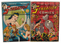SENSATION COMICS Nos. 40 and 41 * Lot of Two Comics