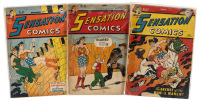 SENSATION COMICS Nos. 60, 66, 67 * Lot of Three Comics