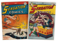 SENSATION COMICS Nos. 65 and 69 * Lot of Two Comics