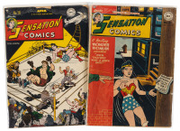 SENSATION COMICS Nos. 76 and 81 * Lot of Two Comics