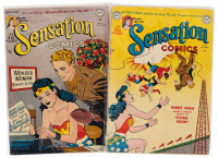 SENSATION COMICS Nos. 97 and 98 * Lot of Two Comics
