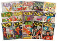 FLASH Nos. 124, 125, 129, 130, 134, 135, 136, 143, 155, 157, 159, 170, 175, 190, 196 * Lot of 15 Comics