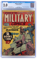 MILITARY COMICS No. 1 * Origin and 1st Appearance: BLACKHAWK