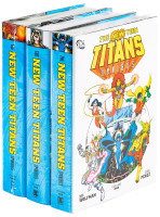 Three volumes of The New Teen Titans Omnibus