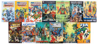 17 volumes of JLA, JSA, Super Friends, and more team up collected editions including Crisis on Infinite Earths