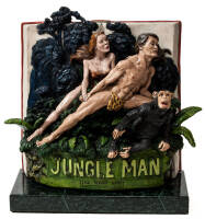 "Jungle Man - He Went Ape" - large sculpture