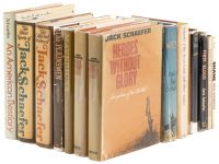 Fourteen volumes by Jack Schaefer