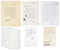 Six autograph letters signed by James Leo Herlihy