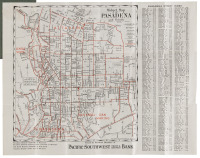 Midget Map of Pasadena and Vicinity