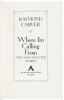 Where I'm Calling From: New and Selected Stories - 4