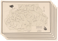 Bohemian Grove Roads and Hiking Trails, Sonoma County, California - 5 copies