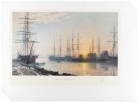 Sunrise over Nantucket in 1835
