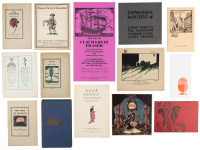 Collection of Claud Lovat Fraser books, broadsides and ephemera