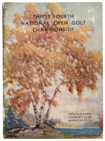 Official Souvenir Book: Thirty-Fourth National Open Championship, United States Golf Association, Interlachen Country Club, Minneapolis, July 10, 11 and 12, 1930