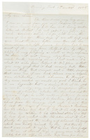 Letter from a Pennsylvania Quaker woman travelling near the Virginia and Maryland borders, who stays with an Underground Railroad conductor