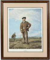 'Young Tom' Morris, St. Andrews, Open Champion - limited edition print, signed by Arthur Weaver