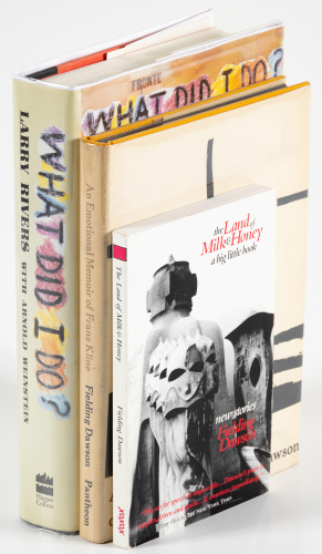Three volumes by Fielding Dawson and Larry Rivers