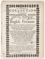 A Summary Collection of the Principal Fundamental Rights, Liberties, Properties of all English Freemen